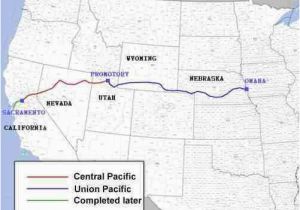 Union Pacific Railroad Map Texas Railroad Route Kids Website How Did the Transcontinental Railroad