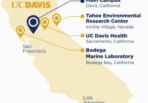 University Of California Locations Map About Uc Davis Uc Davis