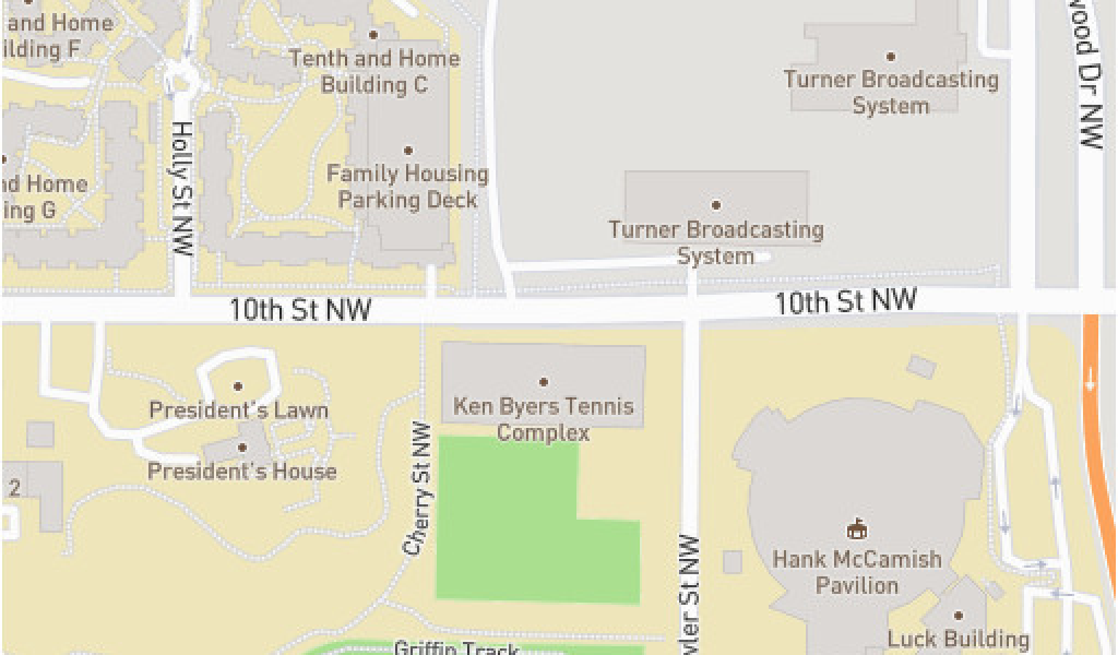University Of Parking Map Gt Institute Of Technology
