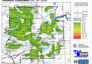 University Of Michigan Flint Map Crime Map Library 2009 Data Set Michigan Youth Violence
