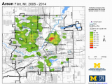 University Of Michigan Flint Map Crime Map Library Current Data Set Michigan Youth Violence