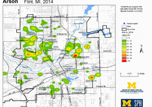 University Of Michigan Flint Map Crime Map Library Current Data Set Michigan Youth Violence