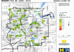 University Of Michigan Flint Map Crime Map Library Current Data Set Michigan Youth Violence