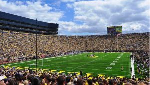 University Of Michigan Stadium Map Michigan Wolverines Football In Ann Arbor