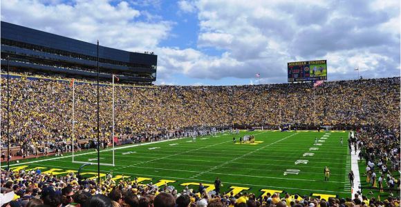 University Of Michigan Stadium Map Michigan Wolverines Football In Ann Arbor