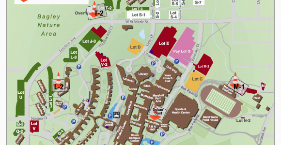 University Of Minnesota Duluth Campus Map Transportation Parking Services Umd