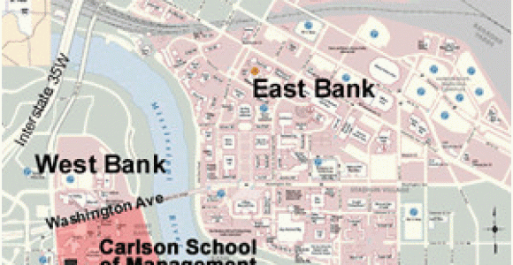 University Of Minnesota Parking Map Misrc Directions Parking