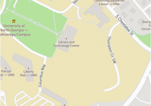 University Of north Georgia Map Parking Information for Commencement