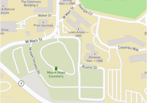 University Of north Georgia Map Parking Information for Commencement