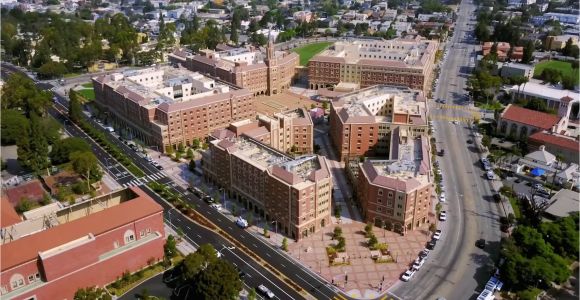 University Of southern California Campus Map Maps Parking Usc Village