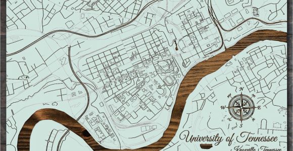 University Of Tennessee Knoxville Map Knoxville Tennessee Campus Map Fire Pine
