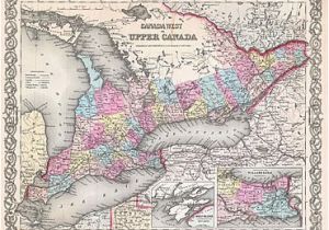 Upper Canada Lower Canada Map Upper Canada Wikipedia