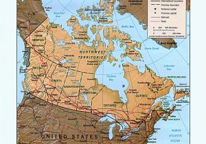 Us and Canada Physical Features Map Map Of Canada Canada Map Map Canada Canadian Map Worldatlas Com