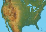 Us and Canada Physical Features Map Physical Map Of the United States Of America