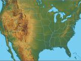 Us and Canada Physical Features Map Physical Map Of the United States Of America