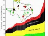 Usgs Earthquake Map Texas Usgs forecast for Damage From Natural and Induced Earthquakes In