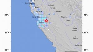 Usgs Gov Earthquake Map California M 4 1 12km S Of Tres Pinos Ca