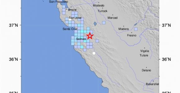 Usgs Gov Earthquake Map California M 4 1 12km S Of Tres Pinos Ca
