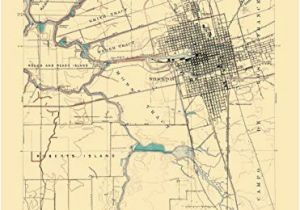 Usgs topo Maps California Amazon Com topographical Map Print Stockton California Quad
