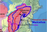 Utica Michigan Map Map Showing Newly Tapped Upper Devonian Shale A Layer A Few Hundred