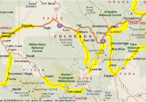 Vail Colorado Map State Road Map Of Vail Vail Colorado Aaccessmaps Com Amazing Design 33277