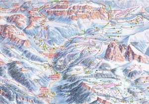Val Gardena Italy Map Bergfex Skijaa Ko Podrua Je Groden Wolkenstein Skijaa Ki Dopust
