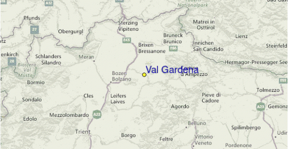 Val Gardena Italy Map Val Gardena Pra Vodce Po Sta Edisku Mapa Lokaca Val Gardena Ubytovana