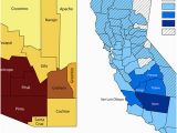 Valley Fever California Map Map Of Case Rates Of Coccidioidomycosis by County In Arizona In 2006