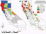 Valley Fever California Map No Lyme Disease In California Yeah Right Lyme Disease Map