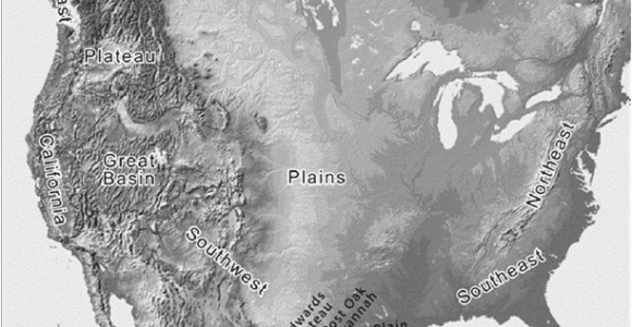 Vegetation Map Of Texas Physiographic Map Of north America Showing the Culture areas and