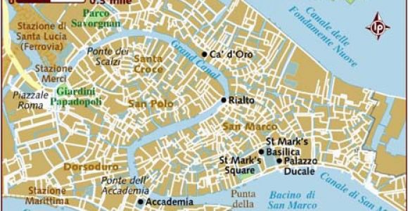 Venice Italy tourist Map Map Of Venice