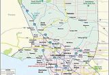 Ventura California Zip Code Map Amazon Com Los Angeles County Map 36 W X 37 H Office Products