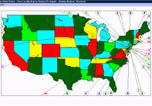 Venus Texas Map Local Space and astrocartography Maps