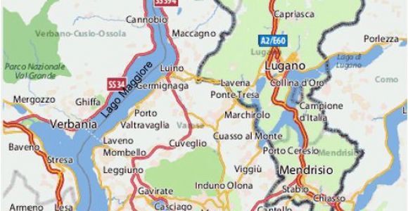 Verbania Italy Map Map Of Lake Maggiore Italy In 2019 Map Italy