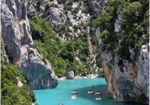 Verdon France Map Turkisblaues Wasser Erfreut Nicht Nur Die Paddler