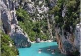 Verdon Gorge France Map Turkisblaues Wasser Erfreut Nicht Nur Die Paddler