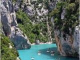 Verdon Gorge France Map Turkisblaues Wasser Erfreut Nicht Nur Die Paddler