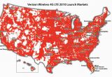 Verizon Coverage Map north Carolina Verizon Wireless 4g Lte Coverage Map Awesome Design 24064