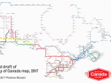 Via Canada Rail Map A Closer Look at the City Of Canada Transit Map Spacing National