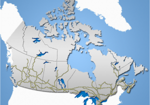 Via Canada Rail Map Rail Transport In Canada Wikipedia