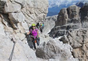 Via Ferrata Italy Map Via Delle Bocchette 3 Day Epic Via Ferrata Adventure In Dolomites
