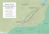 Via Rail Canada Route Map Options for Getting From Montreal to Quebec City