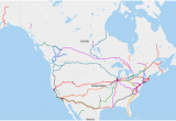 Via Rail Canada Route Map Rail Transport In Canada Wikipedia