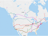 Via Rail Canada Route Map Rail Transport In Canada Wikipedia