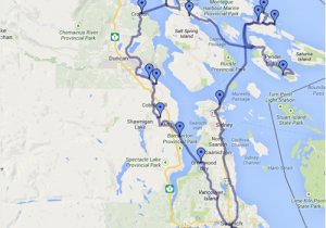 Victoria island Canada Map Bc Guided Fully Inclusive 5 Day 4 Night Cycling Trip