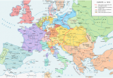 Vienna On A Map Of Europe Congress Of Vienna Revolvy