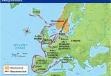 Viking Map Of Europe Viking Invasion Routes Viking Invasion Routes History