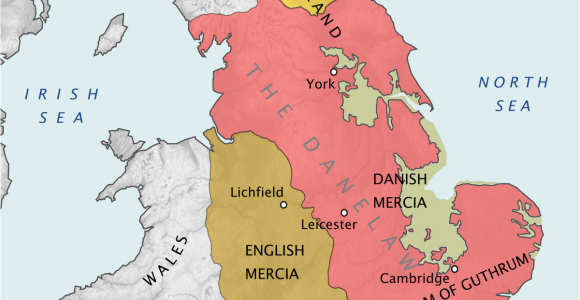 Viking Settlements In England Map Danelaw Wikipedia
