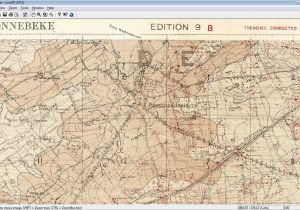 Vimy Ridge France Map British Trench Maps Dvd Mapping the Front