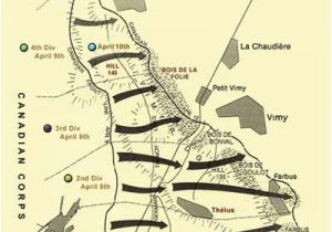 Vimy Ridge France Map the Battle Of Vimy Ridge Room for the First World War